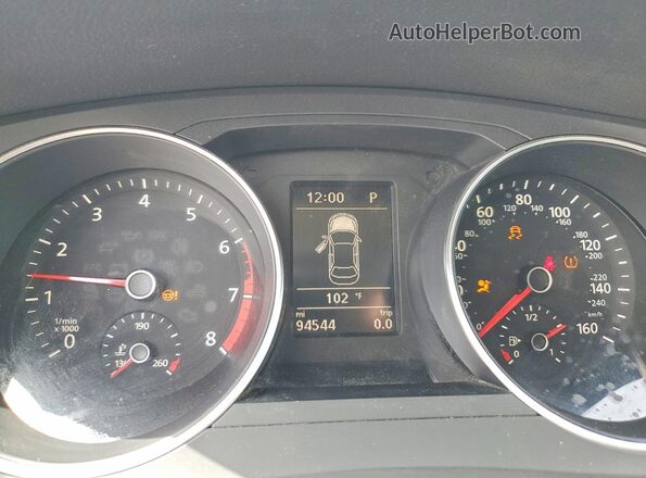 3VWDB7AJ8HM313816 2017 VOLKSWAGEN JETTA Gray Vista del cuadro de instrumentos