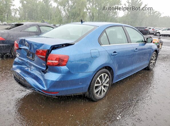 3VWDB7AJ8HM394896 2017 VOLKSWAGEN JETTA Blue Trasero derecho