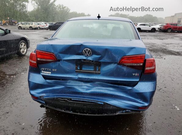 3VWDB7AJ8HM394896 2017 VOLKSWAGEN JETTA Blue Vista trasera