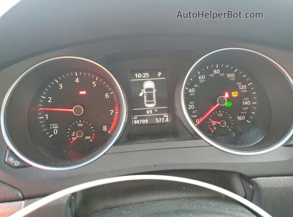 3VWDB7AJ8HM394896 2017 VOLKSWAGEN JETTA Blue Vista del cuadro de instrumentos