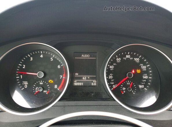 3VWDB7AJ8HM396325 2017 VOLKSWAGEN JETTA Black Widok zestawu wskaźników