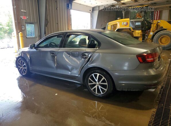 3VWDB7AJ8HM413379 2017 VOLKSWAGEN JETTA Gray Rear left