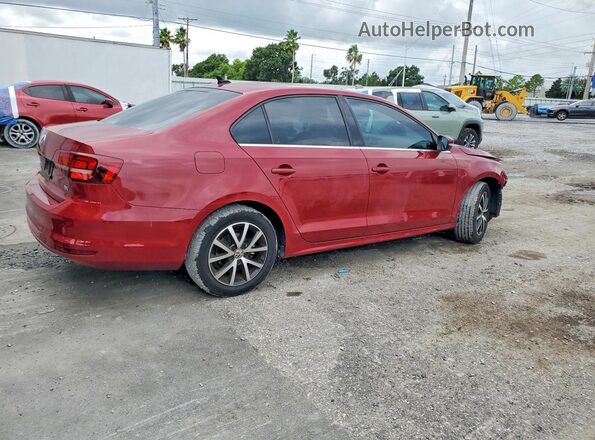 3VWDB7AJ9HM368730 2017 VOLKSWAGEN JETTA Red Trasero derecho