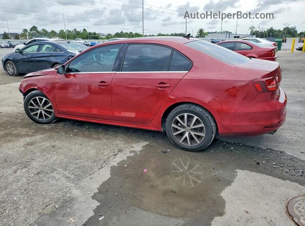 3VWDB7AJ9HM368730 2017 VOLKSWAGEN JETTA Red Trasero izquierdo