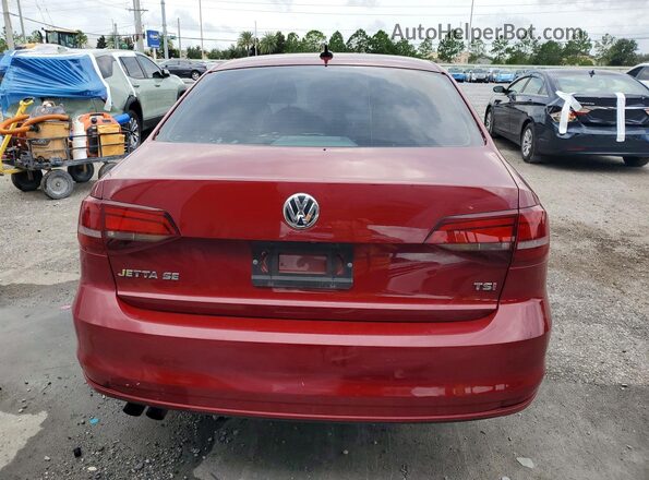3VWDB7AJ9HM368730 2017 VOLKSWAGEN JETTA Red Vista trasera