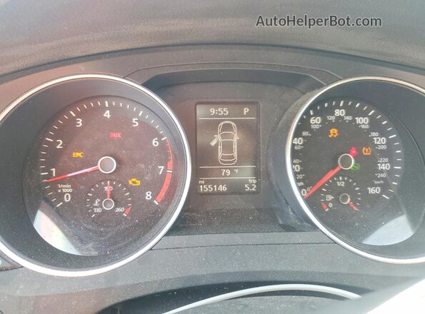 3VWDB7AJ9HM376908 2017 VOLKSWAGEN JETTA White Widok zestawu wskaźników
