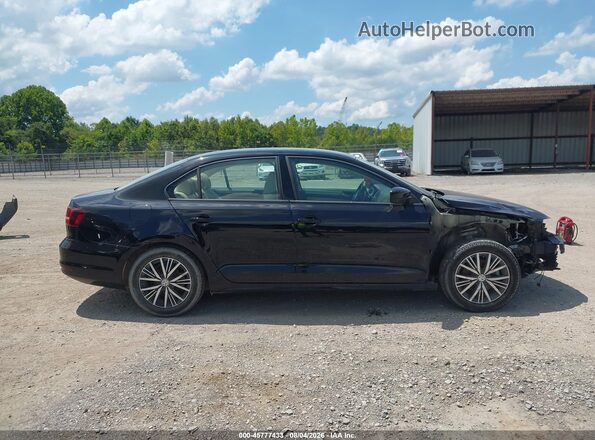 3VWDB7AJ9JM209647 2018 VOLKSWAGEN JETTA Black Widok wnętrza z tyłu