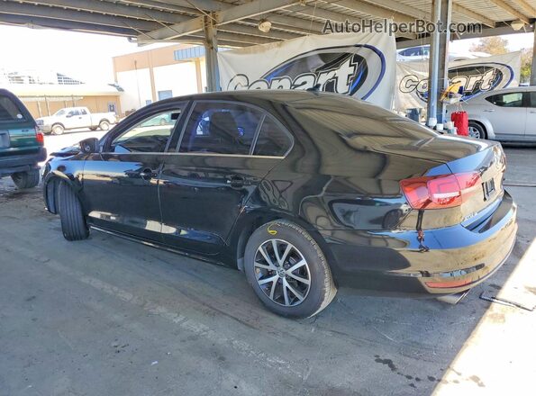 3VWDB7AJXHM219419 2017 VOLKSWAGEN JETTA Black Tył lewy