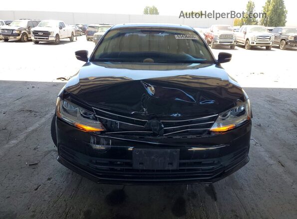 3VWDB7AJXHM219419 2017 VOLKSWAGEN JETTA Black Widok z przodu