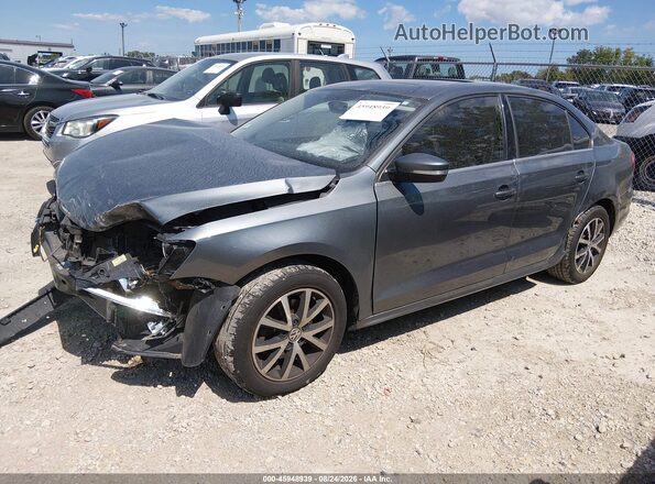 3VWDB7AJXHM260228 2017 VOLKSWAGEN JETTA Gray წინა მარცხენა ხედი სამი მეოთხედიდან