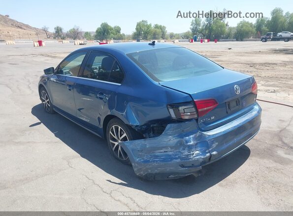 3VWDB7AJXHM338913 2017 VOLKSWAGEN JETTA Blue Հետևի ձախ