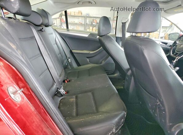 3VWDB7AJXHM339883 2017 VOLKSWAGEN JETTA Burgundy Հետևի նստատեղերի տեսք