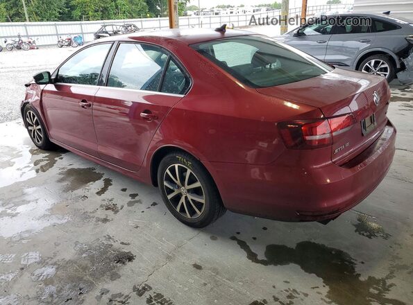 3VWDB7AJXHM339883 2017 VOLKSWAGEN JETTA Burgundy Հետևի ձախ