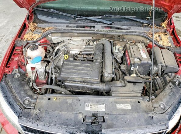 3VWDB7AJXHM339883 2017 VOLKSWAGEN JETTA Burgundy Սալոնի հետևի տեսք