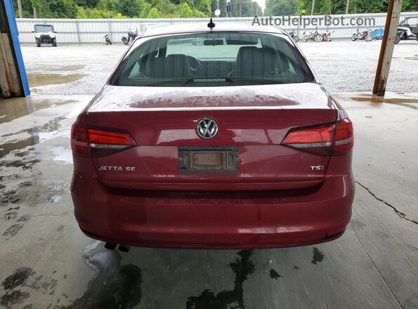 3VWDB7AJXHM339883 2017 VOLKSWAGEN JETTA Burgundy Հետևի տեսք