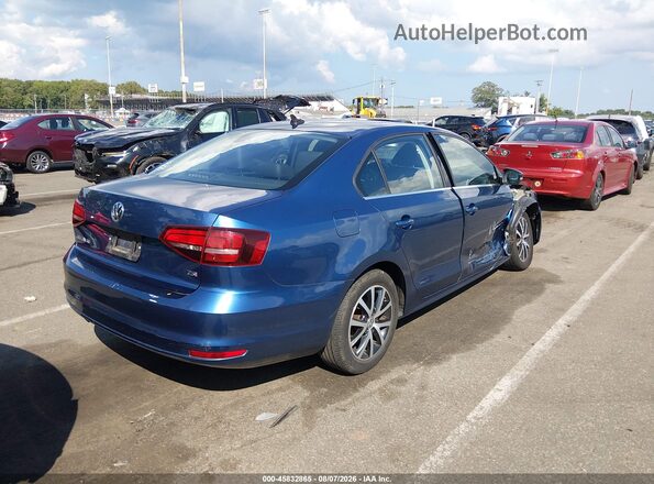 3VWDB7AJXHM342301 2017 VOLKSWAGEN JETTA Синий Задняя правая четверть
