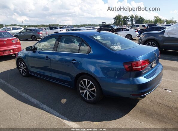 3VWDB7AJXHM342301 2017 VOLKSWAGEN JETTA Синий Задняя левая четверть