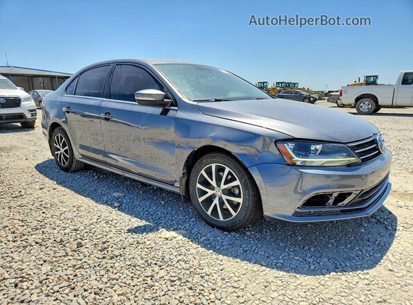 3VWDB7AJXHM371376 2017 VOLKSWAGEN JETTA Gray Przód prawy