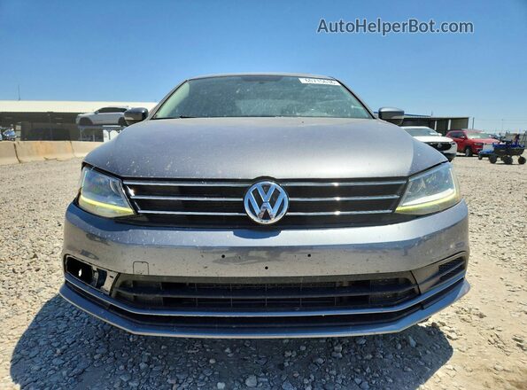 3VWDB7AJXHM371376 2017 VOLKSWAGEN JETTA Gray Widok z przodu
