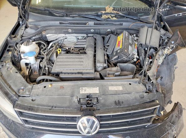 3VWDB7AJXHM372799 2017 VOLKSWAGEN JETTA Black Вид задньої частини салону