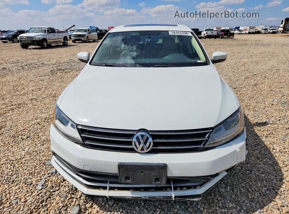 3VWDB7AJXHM382247 2017 VOLKSWAGEN JETTA Белый Вид спереди