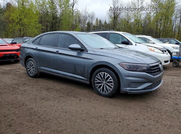 3VWE57BU0KM010539 2019 VOLKSWAGEN JETTA Серый Передняя правая четверть