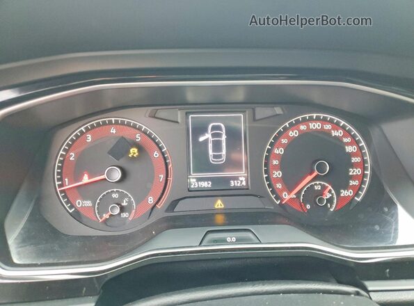 3VWE57BU0KM010539 2019 VOLKSWAGEN JETTA Серый Вид щитка приборов