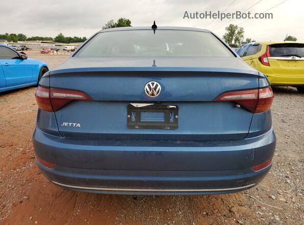 3VWE57BU2KM096534 2019 VOLKSWAGEN JETTA Синий Вид сзади