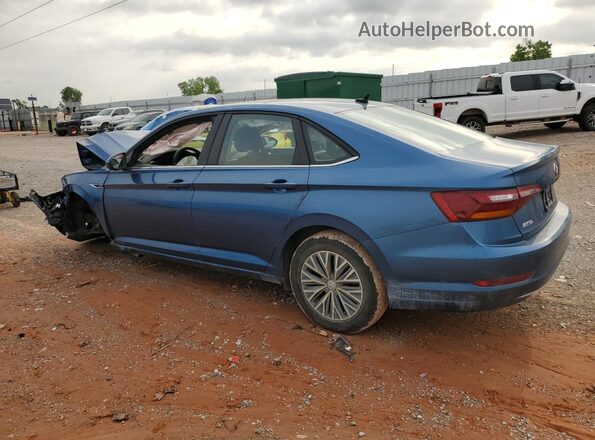 3VWE57BU2KM096534 2019 VOLKSWAGEN JETTA Синий Задняя левая четверть