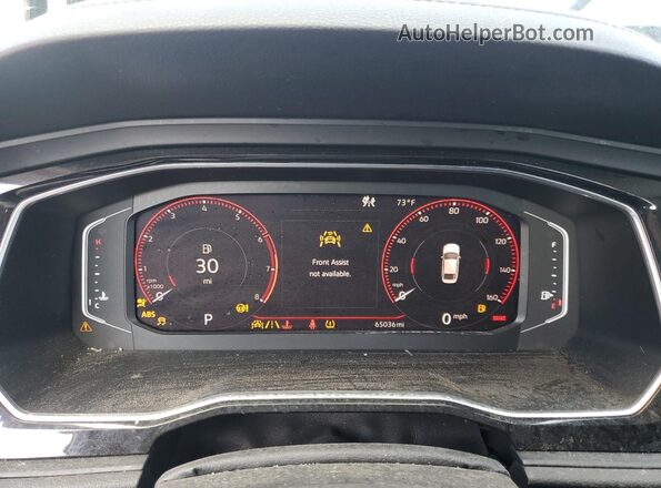 3VWE57BU2KM096534 2019 VOLKSWAGEN JETTA Синий Вид щитка приборов