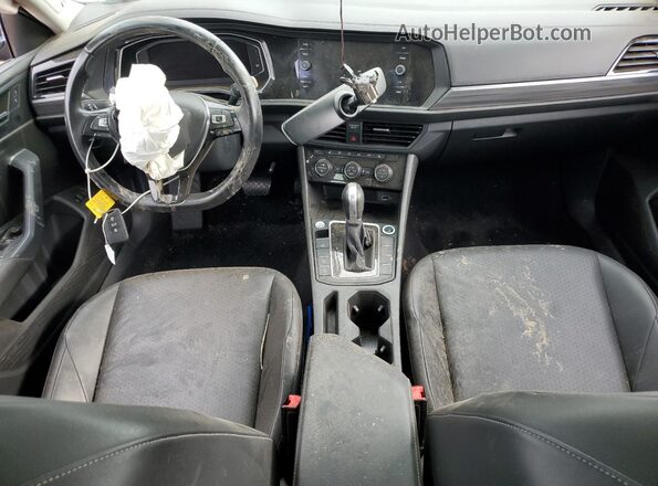 3VWE57BU2KM096534 2019 VOLKSWAGEN JETTA Синий Вид панели приборов