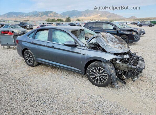 3VWE57BU5KM085544 2019 VOLKSWAGEN JETTA Серый Передняя правая четверть