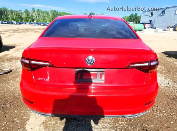 3VWE57BU5KM194716 2019 VOLKSWAGEN JETTA Red უკანა ხედი