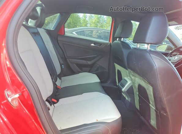 3VWE57BU5KM194716 2019 VOLKSWAGEN JETTA Red უკანა სავარძლების ხედი