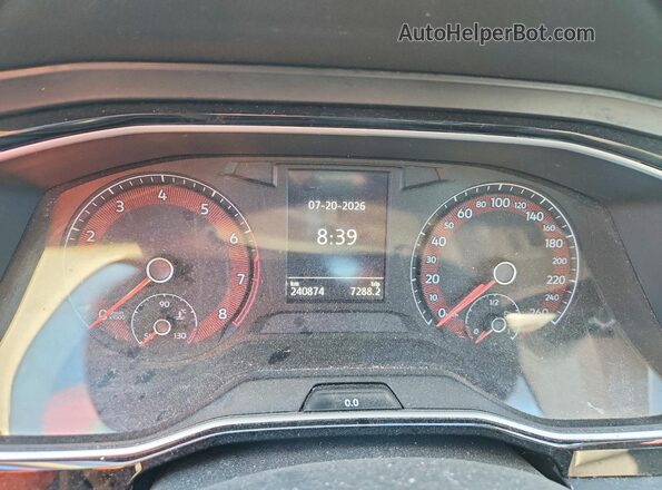 3VWE57BU6MM024108 2021 VOLKSWAGEN JETTA Black Vista del cuadro de instrumentos