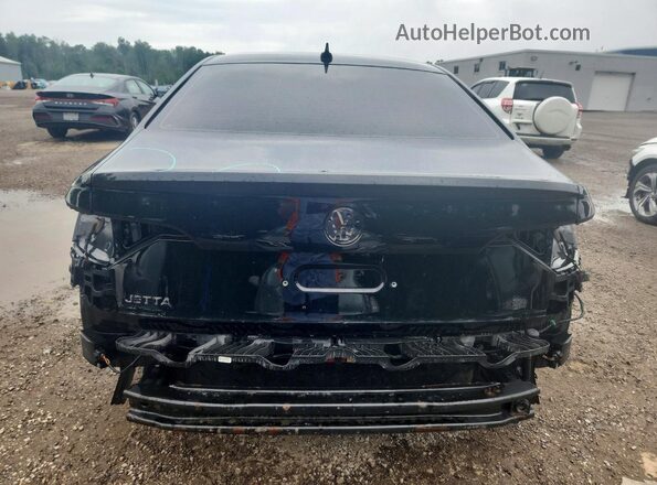 3VWE57BU6MM061966 2021 VOLKSWAGEN JETTA Black Widok z tyłu