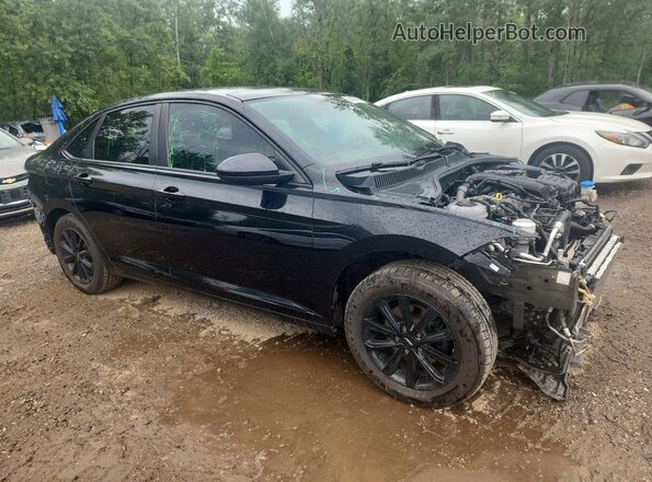 3VWE57BU6MM061966 2021 VOLKSWAGEN JETTA Black Przód prawy