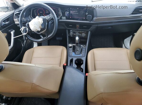 3VWE57BU6MM085152 2021 VOLKSWAGEN JETTA Белый Вид панели приборов