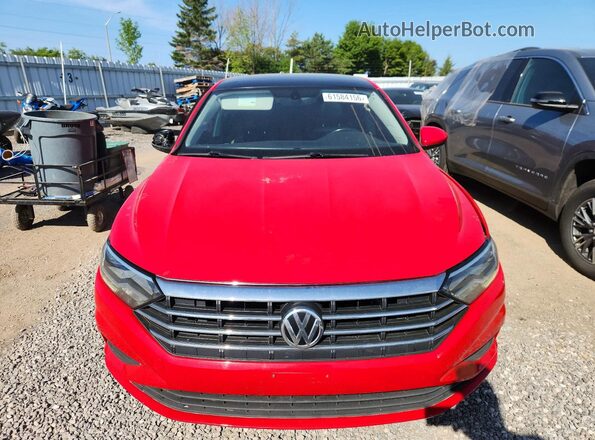 3VWE57BU8KM125180 2019 VOLKSWAGEN JETTA Красный Вид спереди
