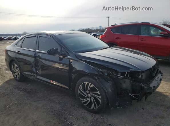3VWE57BU8MM013322 2021 VOLKSWAGEN JETTA Black Przód prawy