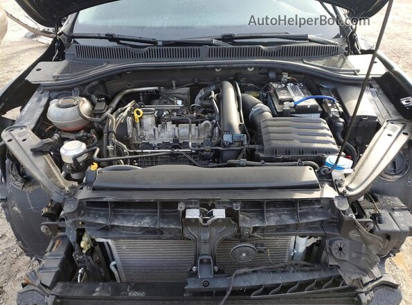3VWE57BU8MM013322 2021 VOLKSWAGEN JETTA Black Widok wnętrza z tyłu