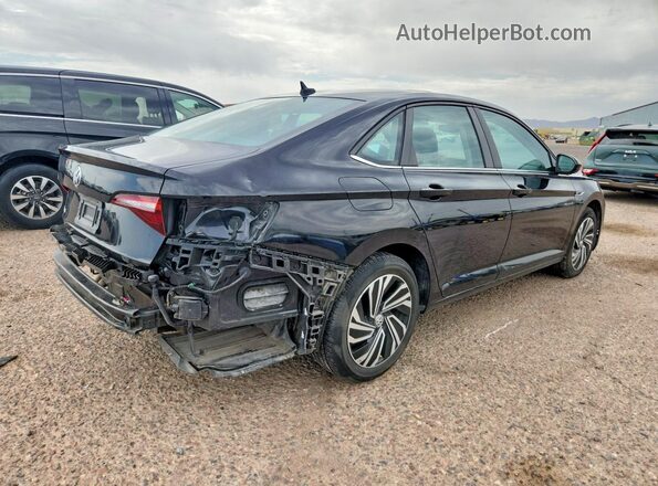 3VWE57BUXMM049724 2021 VOLKSWAGEN JETTA Черный Задняя правая четверть