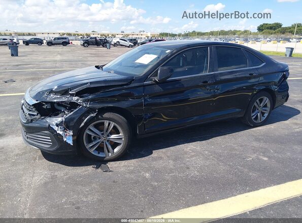 3VWEM7BU1NM006751 2022 VOLKSWAGEN JETTA Black Передня ліва чверть