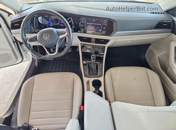 3VWEM7BU4PM061973 2023 VOLKSWAGEN JETTA Белый Вид панели приборов