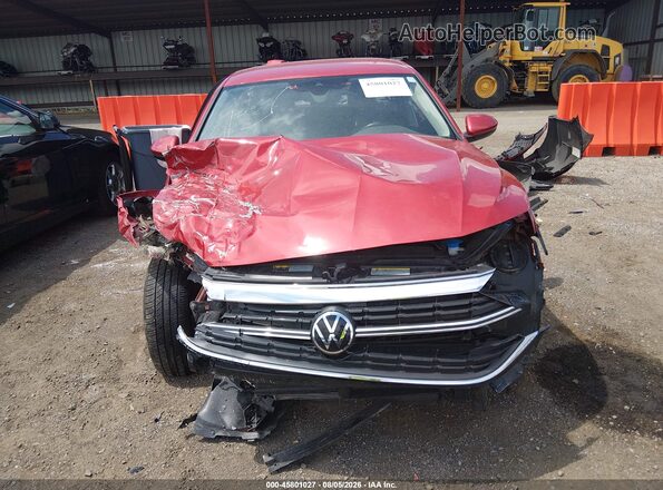 3VWEM7BUXRM056201 2024 VOLKSWAGEN JETTA Красный Вид щитка приборов