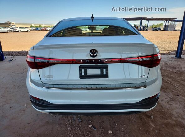 3VWEX7BUXSM066272 2025 VOLKSWAGEN JETTA White Вид ззаду