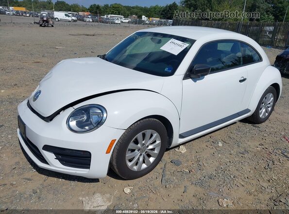 3VWF17AT1HM628194 2017 VOLKSWAGEN BEETLE Белый Передняя левая четверть