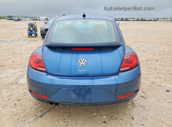 3VWF17AT2HM626809 2017 VOLKSWAGEN BEETLE Blue Vista trasera
