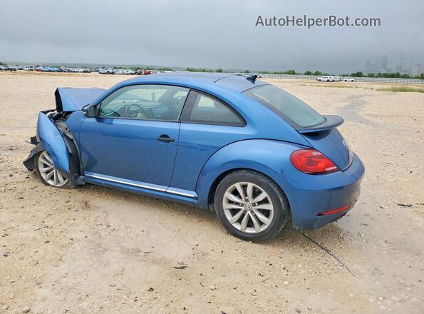3VWF17AT2HM626809 2017 VOLKSWAGEN BEETLE Blue Trasero izquierdo