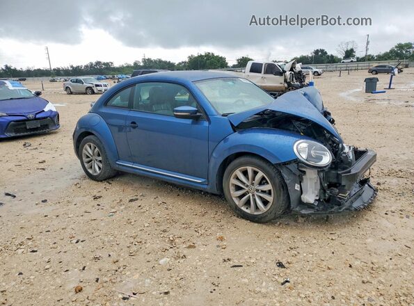 3VWF17AT2HM626809 2017 VOLKSWAGEN BEETLE Blue Delantero derecho